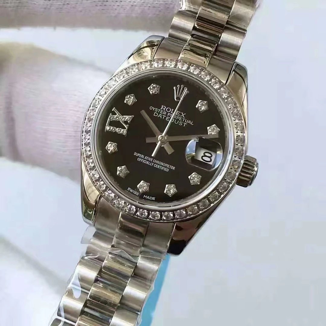 Replica Rolex Lady Datejust 33mm Diamond Watch