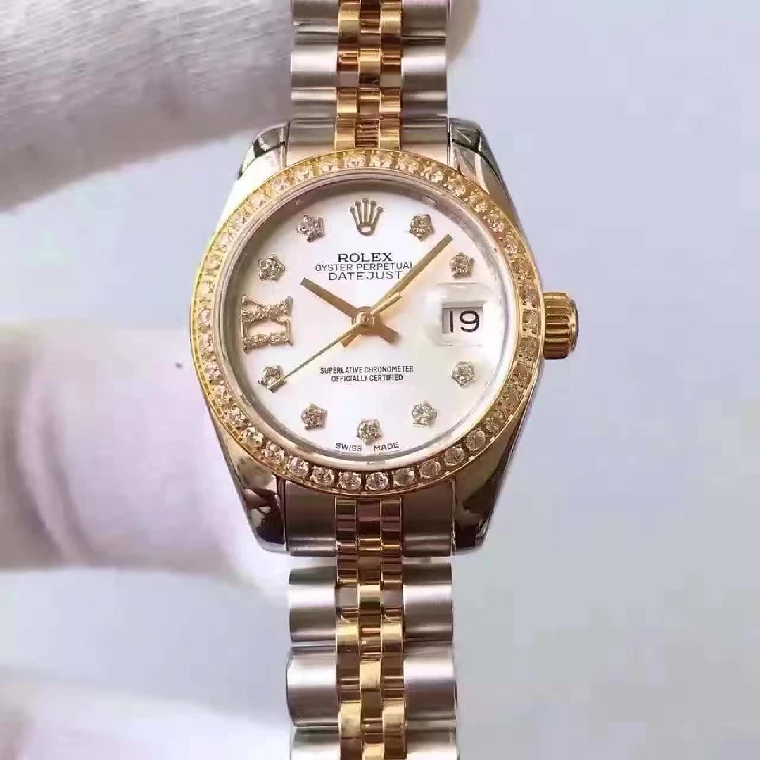 Two Tone 33mm Lady Rolex Datejust