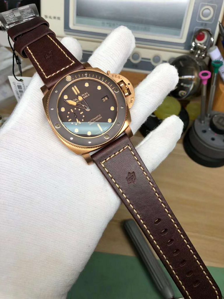 PAM 968 with Brown Strap
