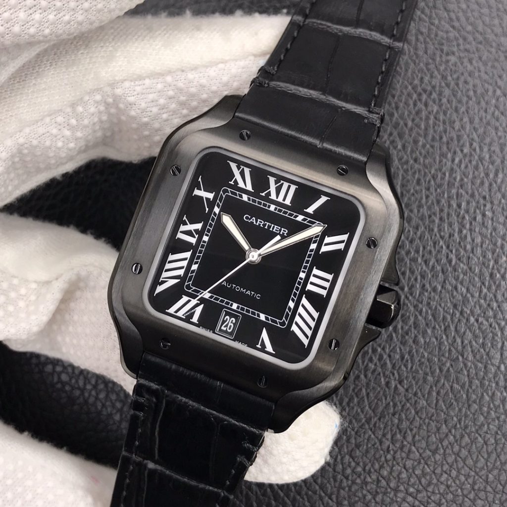 Replica Cartier Santos Black Watch