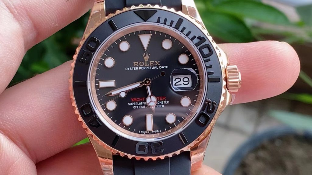 Rolex YachtMaster 116655 Black Dial