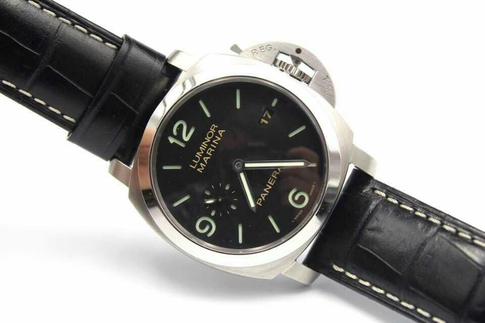 PAM 312 with Black Leather Strap