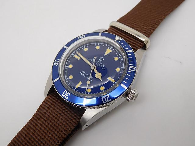Rolex Submariner Blue Watch 5508
