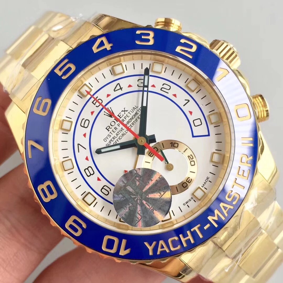 Rolex YachtMaster II Gold Watch