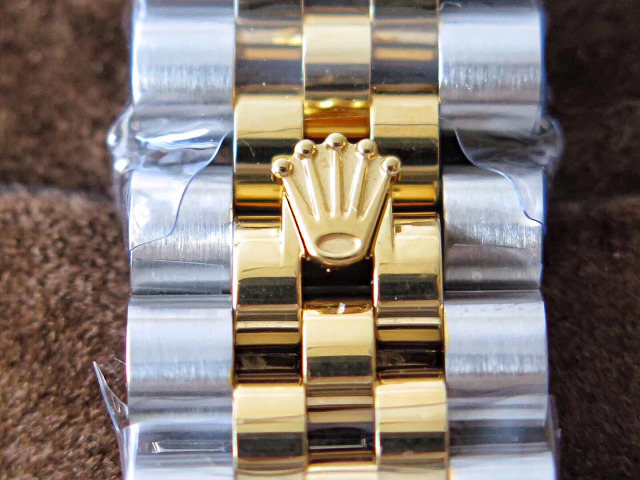 Rolex Buckle on Two Tone Bracelet