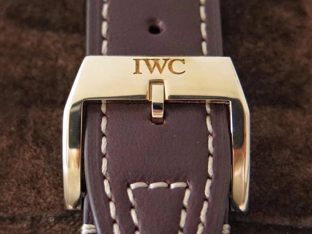 IWC Bronze Brown Leather Strap