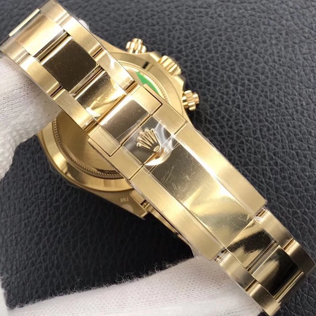 Replica Rolex Daytona Yellow Gold Bracelet