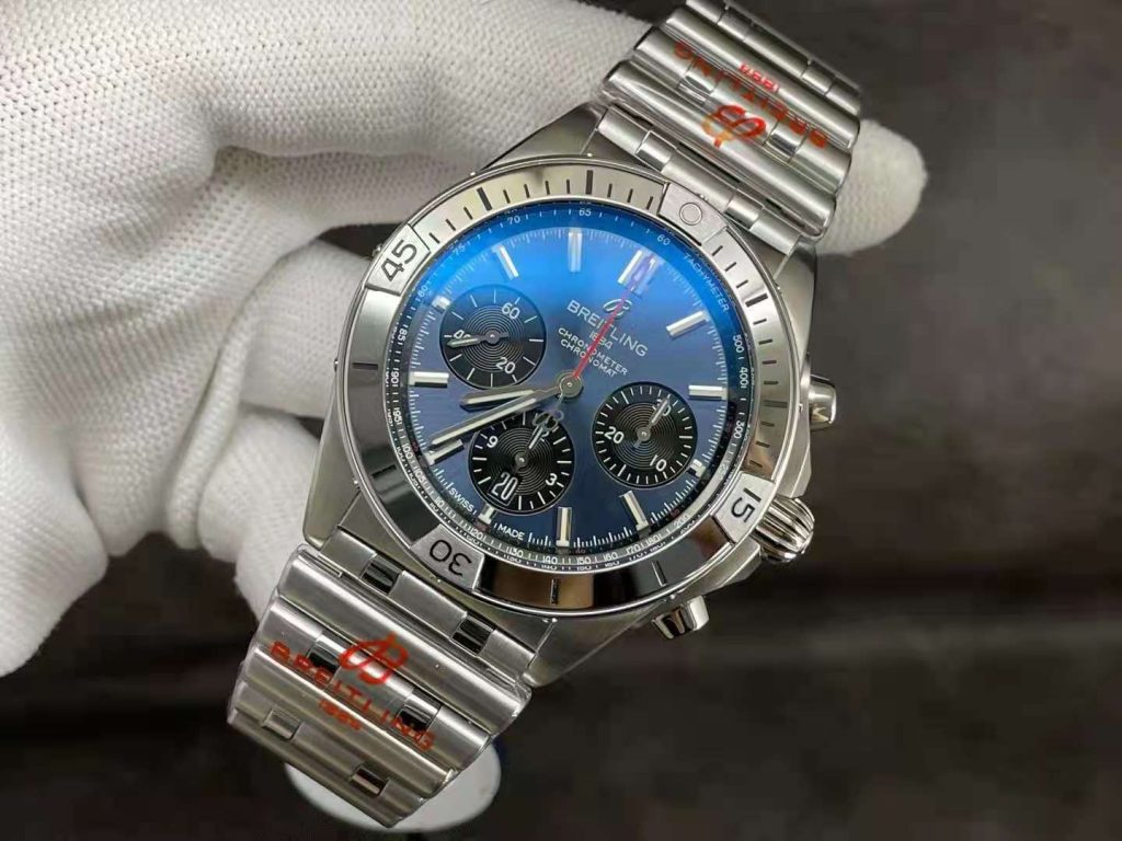 Replica Breitling Chronomat B01 Blue