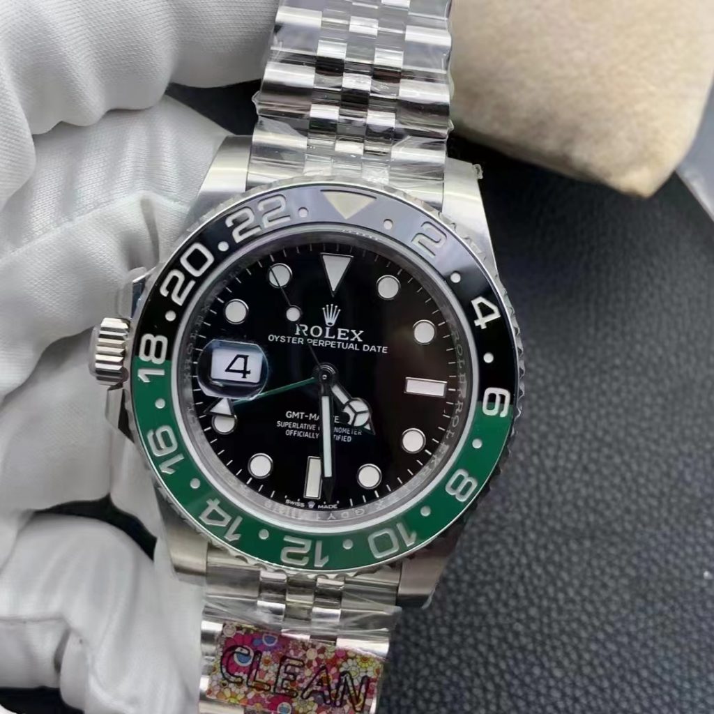 Replica Rolex GMT-Master II Black Green Ceramic Watch