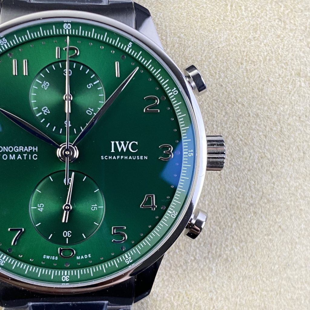 IWC Portuguese IW3716 Green Dial