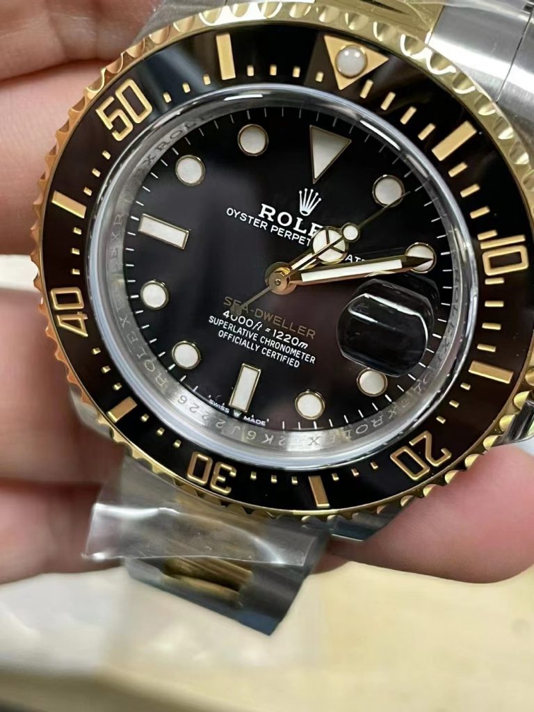 Rolex Sea-Dweller Two Tone Black Dial